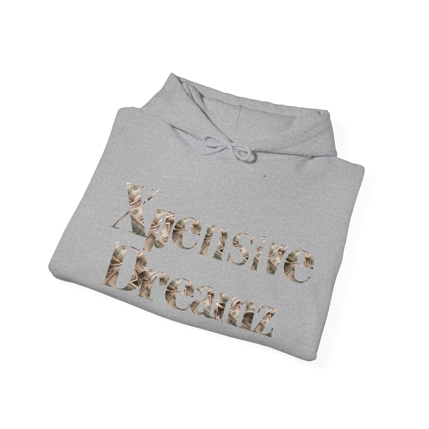 Unisex Heavy Blend™ Xpensive Dreamz Money Hooded Sweatshirt