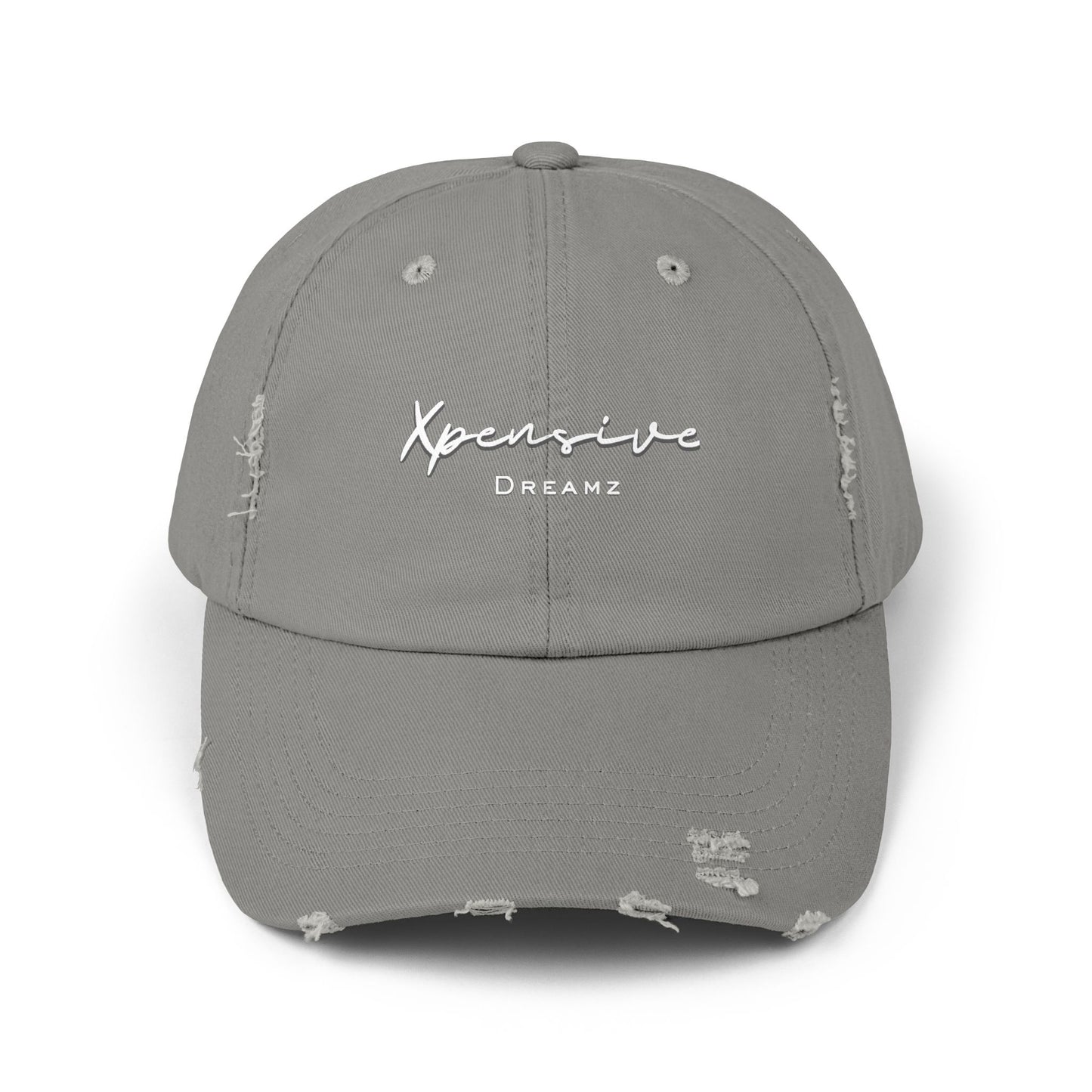 Xpensive Dreamz Logo Unisex Distressed Cap