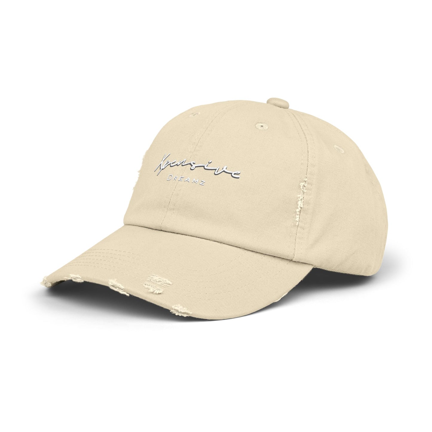 Xpensive Dreamz Logo Unisex Distressed Cap