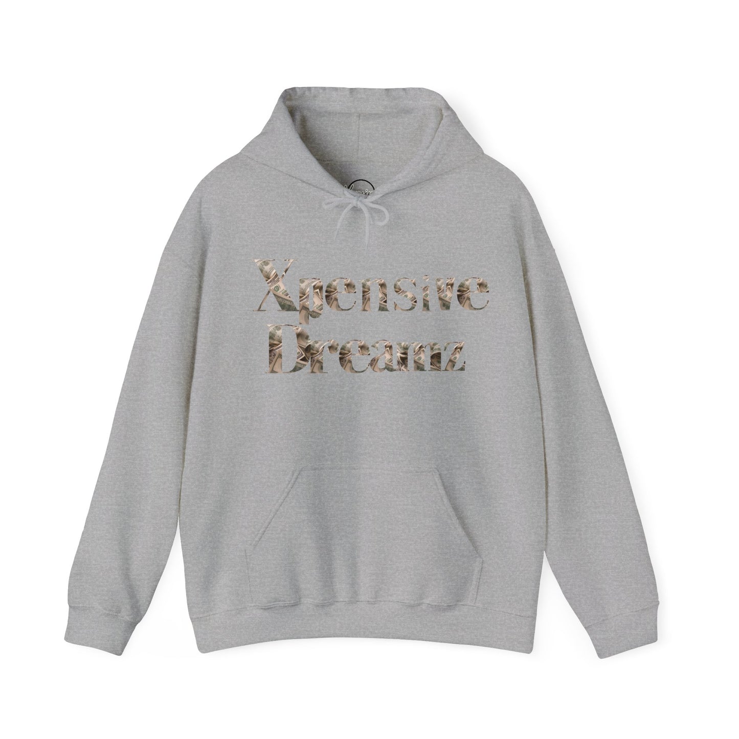 Unisex Heavy Blend™ Xpensive Dreamz Money Hooded Sweatshirt