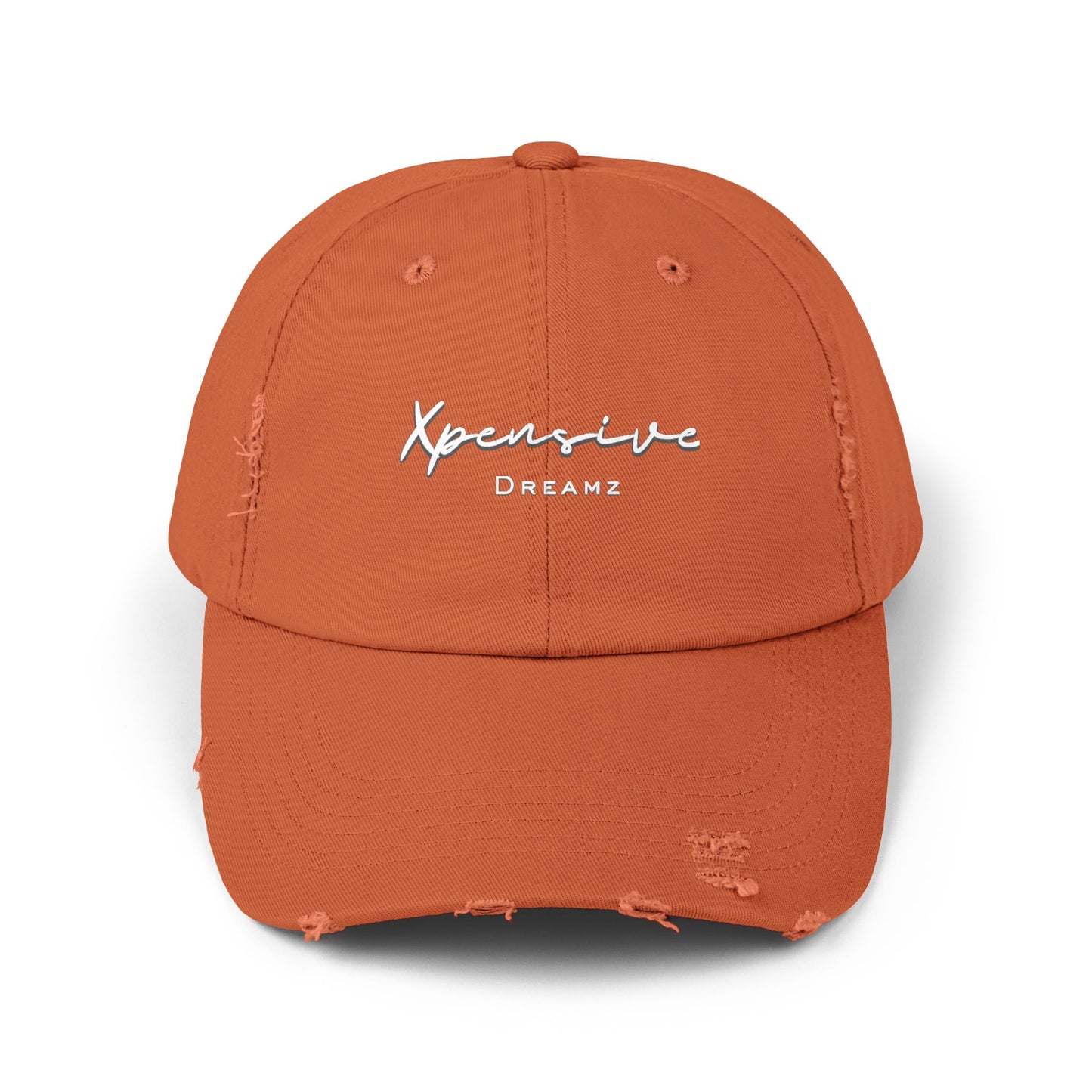 Xpensive Dreamz Logo Unisex Distressed Cap